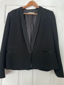 Gerard Darel Black Tuxedo Jacket - Size 46