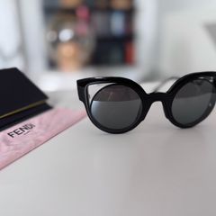 Fendi Paradeyes Grey Mirror Cat Eye