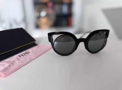 Fendi Paradeyes Grey Mirror Cat Eye