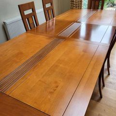 Dining Room Table and Six Chairs