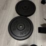 47kg Cast Iron Weight Plates & Dumbbell/Barbell Set Image 3