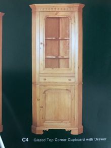 corner unit - solid pine