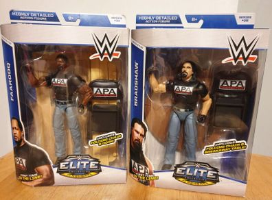 Wwe apa farooq and bradshaw elite series 38 mattel unopened