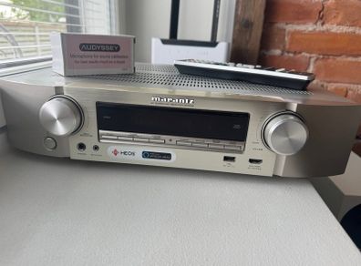 Marantz NR1509 Champagne edition 5.2-channel network AV receiver Heos WiFi Bluetooth AirPlay 2 Alexa Dolby Vision HLG Hi rez 24bit 192 KHz
