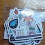 50pcs Chemistry Equipment Funny Stickers Decals Image 8