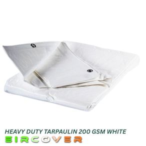 Heavy Duty Tarpaulin 2.7m x 3.5m (9' -12') 200 gsm