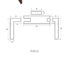 Deanta Walnut Adjustable Door Frames