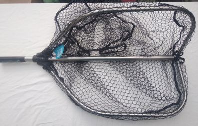 Folding Rubber Large Mesh Landing Net