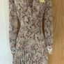 Karen Millen Beige Pink Snake Print Pleated Mini Dress BNWT UK 14 RRP 230 Image 10