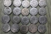 Coins - 1973 Circle of Hands 50p coins (30)