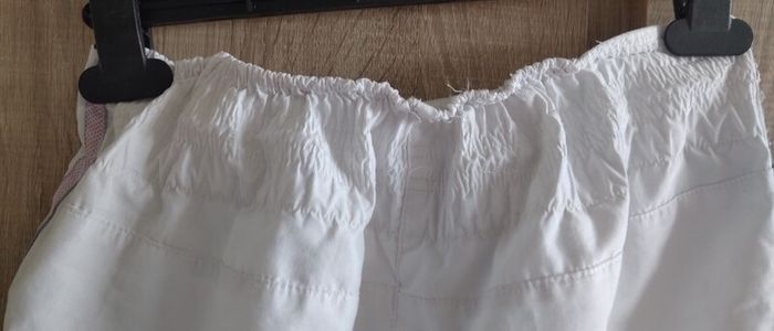 Old school limited edition white Adidas trousers with crease size Xs