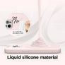Liquid Silicone Case For Apple iPhone 14 Pro Luxury Thin Phone Cover Pink Sand Image 2