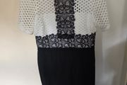 black/white dress