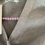 jumper grey v neck jumper m/l adjustable front detail Image 9