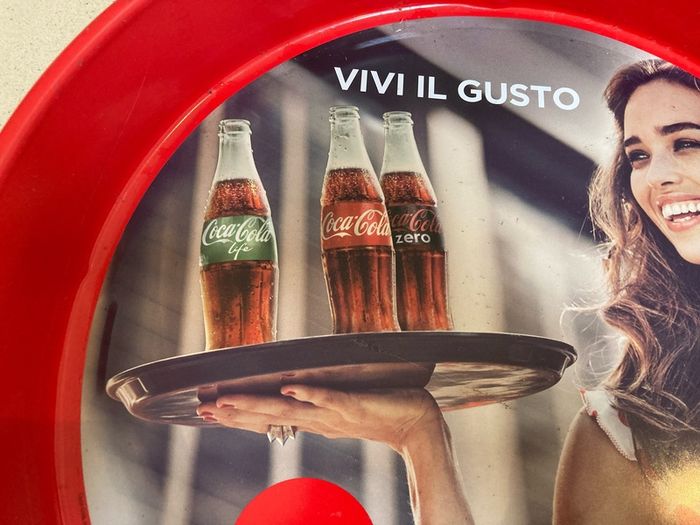 Coca Cola Metal Tray 36 cm