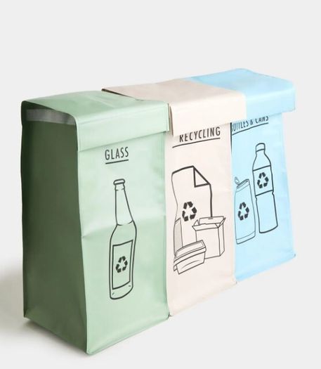Recycling Bags - Pack Of 3 NEW 33L