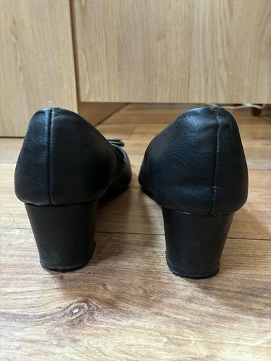 Black Block Heels