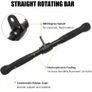 Cable Attachments for Home Gym, LAT Pulldown Equipment, Weight Machine Accessories, Straight Pull Down Bar, V Bar, Tricep Rope, Revolving Row Handle, Stirrup Handle (FREE POSTAGE) Image 6