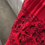 Black and red stunning baby girls dress size 18-24m 92 cm. Image 3