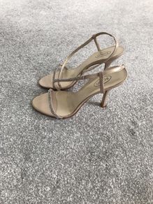 Pretty Schuh Diamonte Strappy Sandals size 39