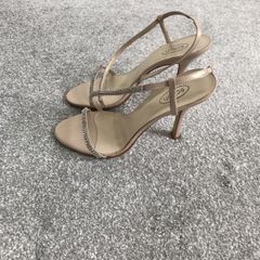 Pretty Schuh Diamonte Strappy Sandals size 39