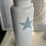 Large Ceramic Vase with Heart or Star on Front Image 6