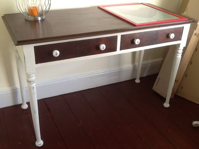 Upcycled desk table