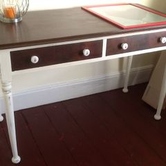 Upcycled desk table