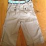 Lightweight Beige 'Bug' Trousers with Belt Age 12-18 Months Image 2