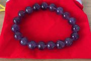 10mm Amethyst Bracelet Natural Stone