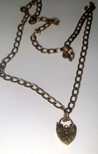 Pristine Vintage 9ct Gold UNIDOR Jailers Chain 20"