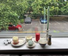 Candles and holders