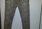 New Look Yes Yes leopard print stretchy jeans as good as new size UK8 EUR36 Postage included