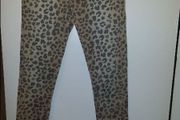 New Look Yes Yes leopard print stretchy jeans as good as new size UK8 EUR36 Postage included