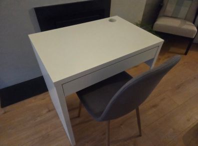 IKEA Micke Desk & JYSK Chair