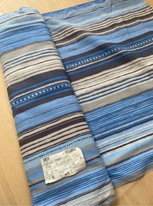 Striped Blue Fabric