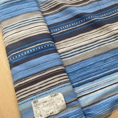 Striped Blue Fabric
