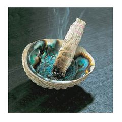 Beautiful Abalone Shell - excellent incense burner base