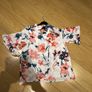White Floral Blouse BNWT Image 2