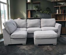 Grey corner sofa harvey norman corner l shaped couch/sofa