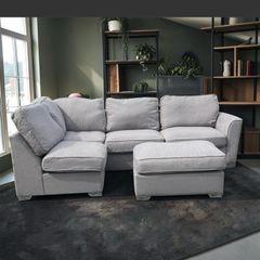 Grey corner sofa harvey norman corner l shaped couch/sofa