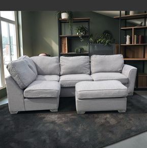 Grey corner sofa harvey norman corner l shaped couch/sofa