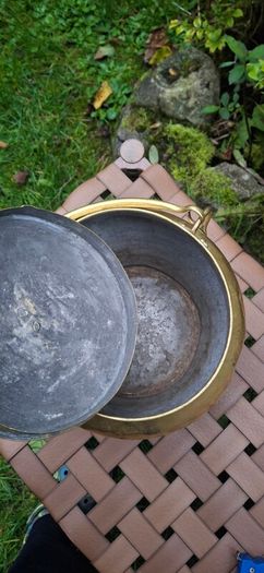 Antique Brass Pot