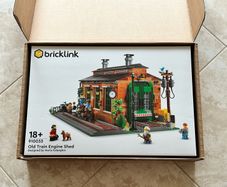 Lego Bricklink Designer Program Old Train Engine Shed 910033