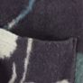 Coat, Black with Green Floral Pattern New Image 4
