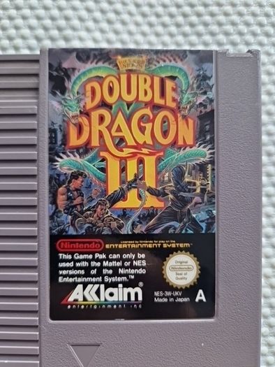 Double Dragon III 3 Nes Nintendo Arcade Retro Games Original