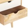 TV Cabinet 90x35x45 cm Solid Mango Wood Image 6
