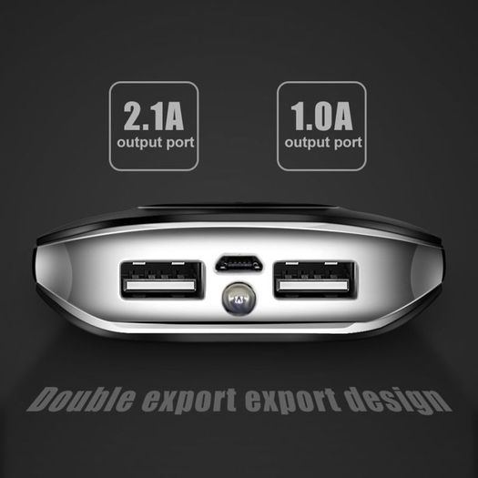 30000mah Portable Power Bank Dual USB LCD LED External Battery Charger For all Phone