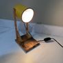 Industrial Upcycled Desk Lamp - Mustard Yellow Image 6