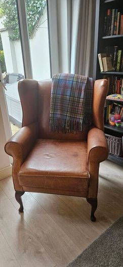 Arm Chair Laura Ashley Antique Leather